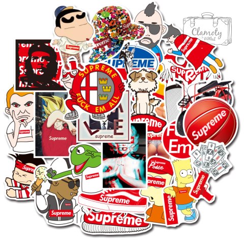 Zestaw Naklejek Naklejki Sticker Bomb Supreme 2 n128