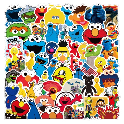 Zestaw Naklejek Sticker Bomb Ulica Sezamkowa 2 N21