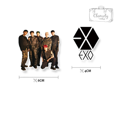 Zestaw Naklejek Sticker Bomb Wlepy Exo 2 KPop Wlepki n65