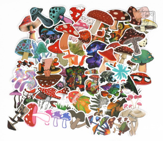 Zestaw Naklejek Sticker Bomb Wlepy Grzyby Wlepki n84