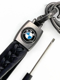 Brelok Do Kluczy Samochodowy BMW Metal Skóra
