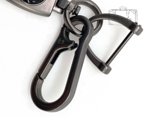 Brelok Do Kluczy Samochodowy Dodge Metal Skóra