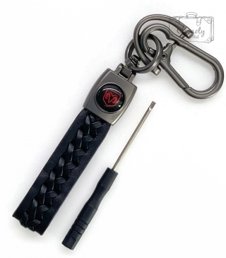Brelok Do Kluczy Samochodowy Dodge Metal Skóra