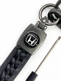 Brelok Do Kluczy Samochodowy Honda Metal Skóra