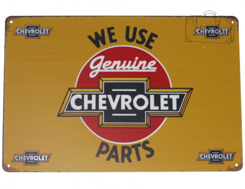 Tabliczka Ozdobna Blacha Chevrolet Retro Vintage