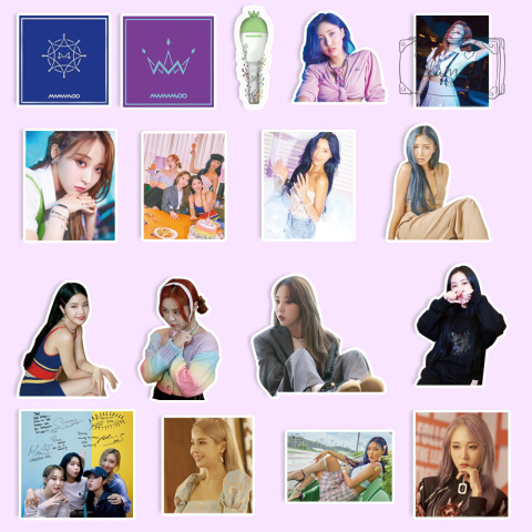 Zestaw Naklejek Sticker Bomb Wlepy Mamamoo K-Pop 2