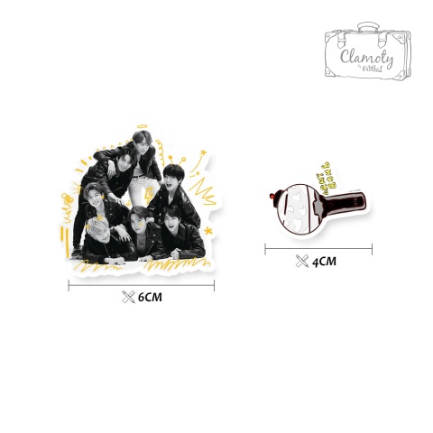 Zestaw Naklejek Sticker Bomb Wlepy BTS K-Pop Wlepki 71