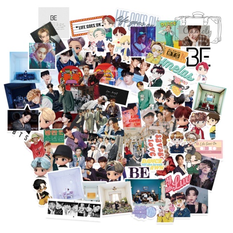 Zestaw Zestaw Naklejek Sticker Bomb Wlepy Be K-Pop Wlepki Sticker Bomb Wlepy Be K-Pop Wlepki