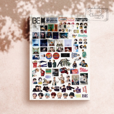 Zestaw Naklejek Sticker Bomb Wlepy Be K-Pop Wlepki