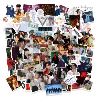 Zestaw Naklejek Sticker Bomb Wlepy Seventeen Kpop n64