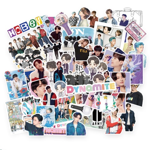 Zestaw Naklejek Sticker Bomb Wlepy Dynamite KPop