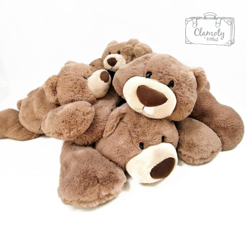 Maskotka Bear Pluszak Miś Pluszowy Brązowy 30cm