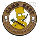 Przypinka Camp Bart Simpson Brązowa Metal Pin