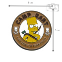 Przypinka Camp Bart Simpson Brązowa Metal Pin wymiar