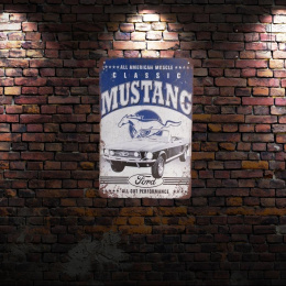 Tabliczka Ozdobna Blacha Vintage Retro Mustang 2