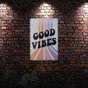 Tabliczka Ozdobna Blacha Vintage Retro Good Vibes 2