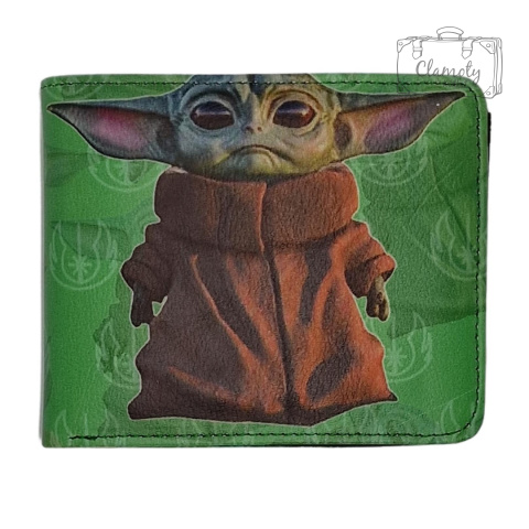 Portfel Dwuczęściowy Star Wars Baby Yoda Zielony