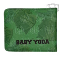 Portfel Dwuczęściowy Star Wars Baby Yoda Zielony tył