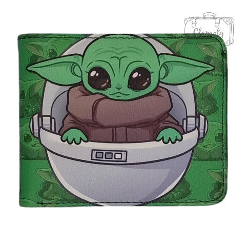 Portfel Dwuczęściowy Star Wars Baby Yoda Zielony 4