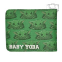 Portfel Dwuczęściowy Star Wars Baby Yoda Zielony 4 tył