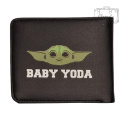 Portfel Dwuczęściowy Star Wars Baby Yoda Czarny tył