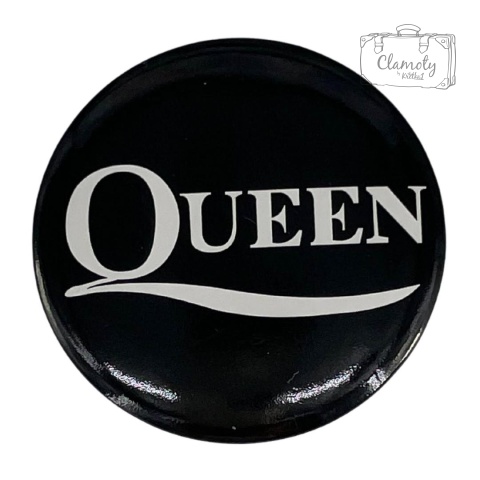 Przypinka Metalowa Metal Okrągła  1Queen Rock Mała