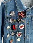 Przypinka Metalowa Okrągła Rolling Stones Mała kurtka
