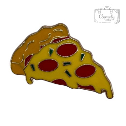 Przypinka Metalowa Metal Pin Pizza Slice Kawałek