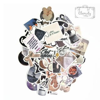 Wlepki Naklejki Sticker Bomb Guzik Szalony Mix N161