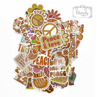 Wlepki Naklejki Sticker Bomb Peace & Love Mix n169