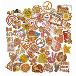 Wlepki Naklejki Sticker Bomb Peace & Love Mix 2