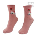 Skarpetki Różowe Hello Kitty Damskie 36-40 ukosem