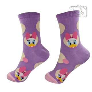 Skarpetki Fioletowe Kaczka Daisy Damskie 36-40
