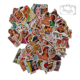 Zestaw Naklejek StickerBomb GirlPower SuperWoman n175