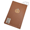 Zeszyt Notatnik Bear A5 Notebook Miś Brąz Wzór 2 tyłem