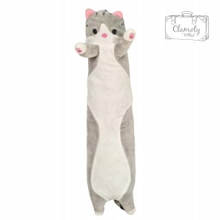 Bardzo Długi Kot wałek Oryginalna przytulanka130cm