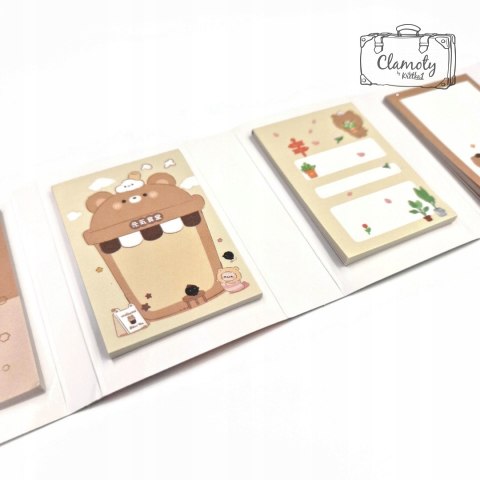 Naklejki Karteczki Do Notatek Bear Miś Wzór 2