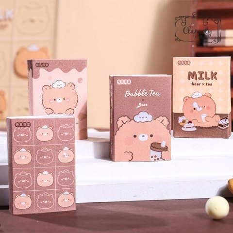 Naklejki Karteczki Do Notatek Bear Miś Wzór 2