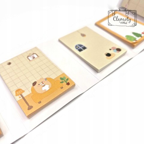 Naklejki Karteczki Do Notatek Bear Miś Wzór 3