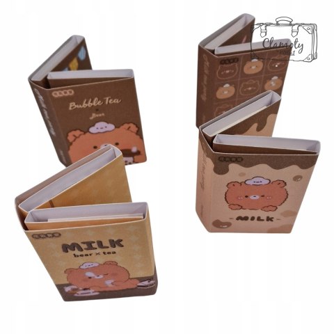 Naklejki Karteczki Do Notatek Bear Miś Wzór 3