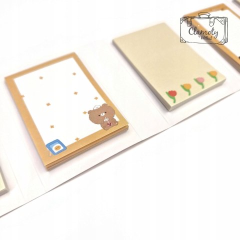 Naklejki Karteczki Do Notatek Bear Miś Wzór 4