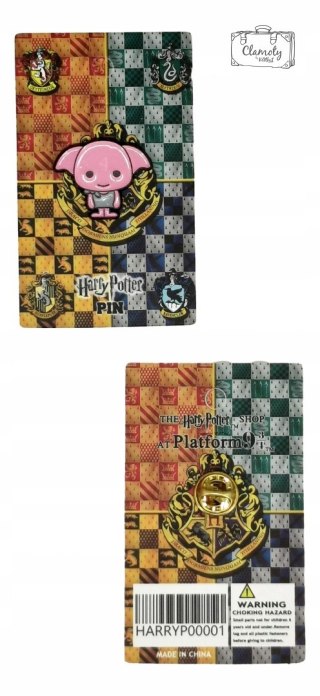 Przypinka Harry Potter Zgredek Hogwart Metal Pin