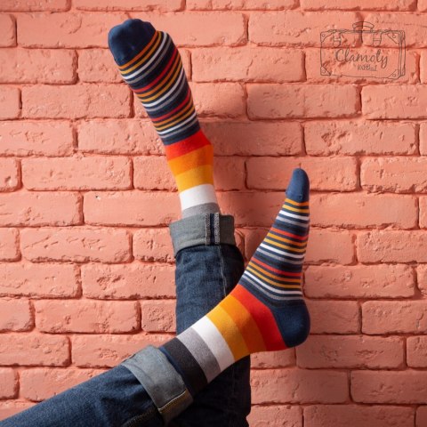 Skarpetki Biało-Czarna Kratka Damskie Stopki 36-40