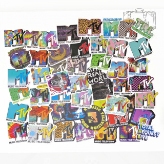 Zestaw Naklejek StickerBomb MTV Music TV N164