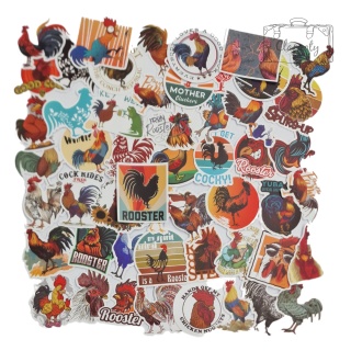 Zestaw Naklejek Wlepki StickerBomb Kura Kogut N216