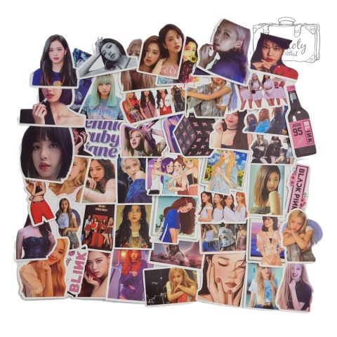 Zestaw Naklejek Wlepki StickerBomb Black Pink 3