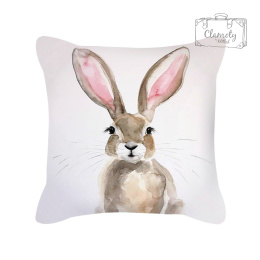 Pillow Case Bunny White 45x45