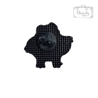 Przypinka Metalowa Pin Żaba w Kole Ratunkowym
