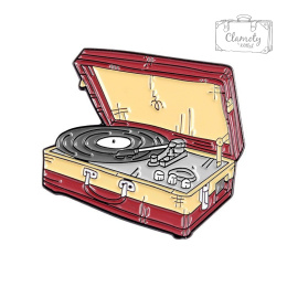 Pin Metal Briefcase Turntable in Suitcase Pin