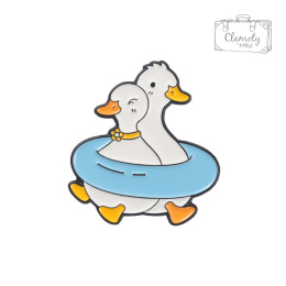 Metal Duck Pin in Inflatable Circle Duck Pin